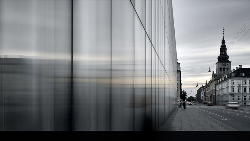 Moderne facade og klassisk København — Cloud Property